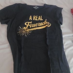 J Crew navy t shirt size small